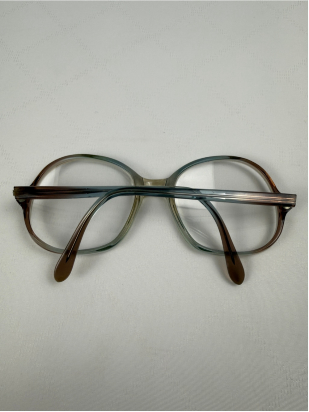 Vintage Mundial Celine Brown Green Women Eyeglasses Plastic Frame (frame only) - Picture 2 of 6